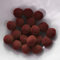 PomPon Bälle aus Baumwolle - 10 mm 50 Stk. - Rot dunkel/Bordeaux Kugeln - Set zum Basteln mit Kindern Bommel Groß Deko Bunt filzkugeln Pom Puschel Stoff Wattebällchen Filz ponpom kreativ DIY
