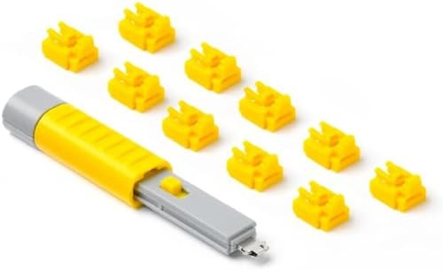 SmartKeeper Essential / 10 x RJ45 Port Blockers mit 1 x Lock Key Basic/Gelb