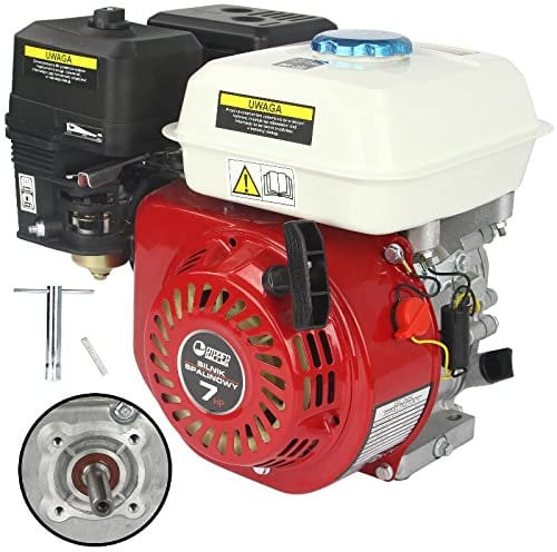 Motore a Scoppio OHV 4 Tempi Benzina 7CV 223cc Universale per Go Kart motozappa