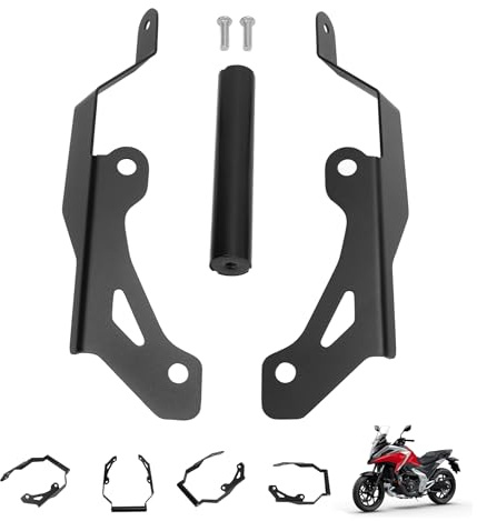 OUKENS Soporte de navegación, Soporte de teléfono de aleación de Aluminio para Motocicleta, Soporte de Repuesto para NC750X NC750 XAM NC750X DCT 2021+