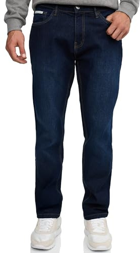 Indicode Herren Texas Jeanshose aus Baumwoll-Mischung mit Stretch | Denim Herrenjeans Blue, 33/30