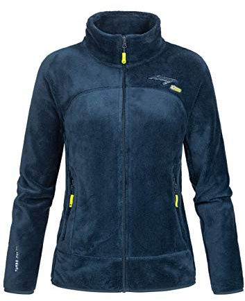 Geographical Norway Upaline Lady - Polaire Fine Femme Chaude Fermure Zip - Veste Automne Hiver Printemps Chaud Femmes - Longues Manches Vetement Pull Fourrure Doux Confort