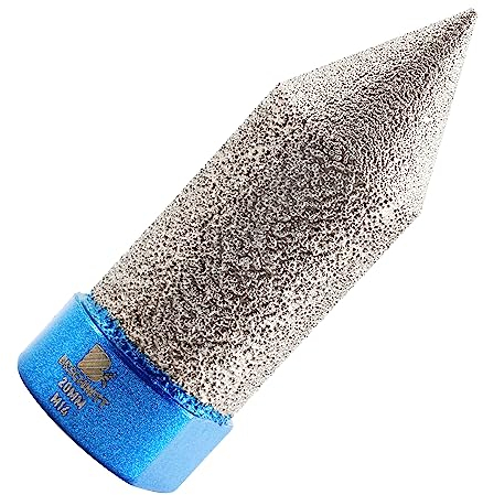 Diamant Fingerfräser 0-20mm,BRSCHNITT Diamant Fasenbohrer Vergrößerung Vorhandener Löcher in Porzellan Keramik Fliesen Marmor Granit M14 Gewinde für Winkelschleifer