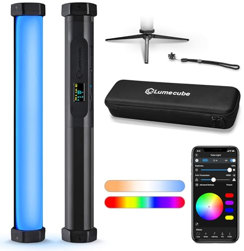 Lume Cube - Tube RGB Light Mini - Magnetisch - Fitness - Wetterfest - Powerbank - für Foto- und Videoproduktionen am Set