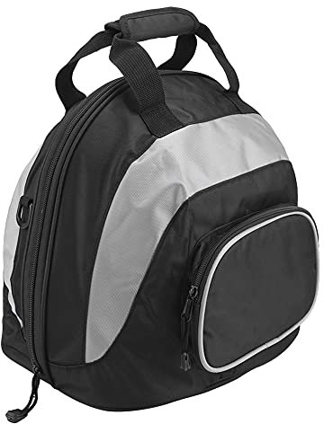 Helmtasche, Motorradhelm-Rucksack, Wasserdichter Multifunktions-Motorradhelm-Umhängetasche, Rucksack, Tragbares Gepäck (Grau schwarz)