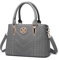 Miss Lulu Handtasche Damen mittelgroß klassisch Henkeltasche Schultertasche mit Lychee Muster mehreren Innentaschen Umhängetasche Arbeit Freizeit Alltags Tasche