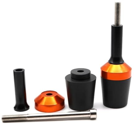 WEedsy Motorräder Rahmen Schieberegler Für KTM 790 Duke 2018 2019 2020 Sturzpads Motor Fallender Crash-Schutz CNC Aluminium POM Motor Crash Schutz (Color : Orange)