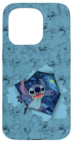 Disney Lilo & Stitch Tropical Breakout mit Engel Hülle für iPhone 15 Pro