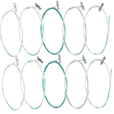 OFFSCH 10piezas Cuerdas Guzheng Repuestos De Metal Para Guitarra Acústica Accesorios Chinos