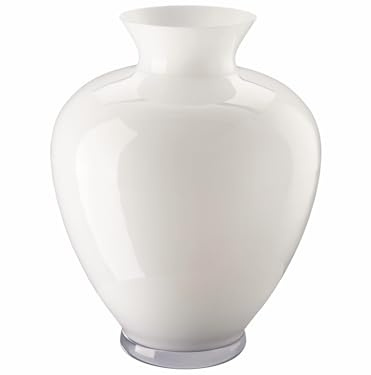 Gianna,White - Glass,Vase 36 cm
