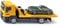 siku 2722, MAN Abschleppwagen ADAC, Inkl. Abzuschleppendem Spielzeugauto, 1:55, Metall/Kunststoff, Gelb, Originalgetreue Funktionen, Ausziehbare Seilwinde, Kipp- und absenkbare Transportplattform