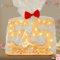 Seutgjie Deko 55 Geburtstag Mann Frau Originelles Geldgeschenke Holzschild Gästebuch mit LED Lichterkette Fliege und Geschenkpapier Gästebuch für Männer Frauen Jubiläum Tischdeko 1969-2024