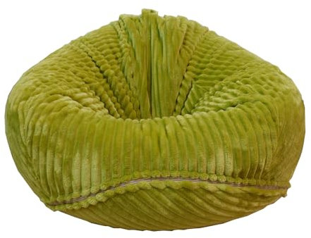 Bestenrose Keine Füllung Sitzsackstuhl für Kinder und Erwachsene nur Bezug für Sofa-Stofftiere (Grün, Größe XL)