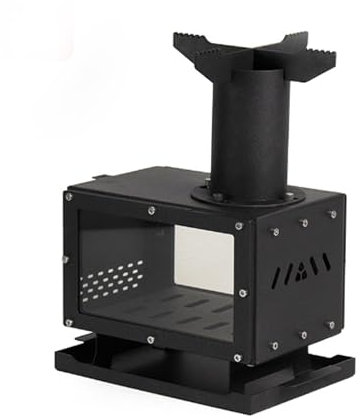 Holzofen Outdoor Multifunktionaler Zusammenklappbarer Holzofen Tragbarer Rauchfreier Kamin für Einfachen Transport, Ideal zum Kochen und Heizen