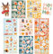 BETESSIN Aufkleber Weihnachten - 16 Bögen Weihnachtssticker mit 100+ Weihnachtsmotiven - Weihnachtsaufkleber zum Gestalten von Weihnachtskarten, Adventskalender, Scrapbook, Fotoalben