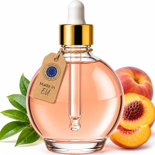 Isabellenails Cuticle Oil 75 ml, pflegendes Nagel- und Nagelhautöl - Nagelpflegeöl in der Kugel mit Mandelöl und Vitamin E für Natur- oder Gelnägel, Nagelhautpflege (75 ml, Sweet Peach)