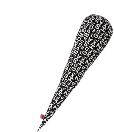 POWER INN Schultütenkissen 70cm | Inlettkissen für Schultüte | Zuckertüte Innenkissen | (1, ABC Schwarz mit Weißen Buchstaben, 70)