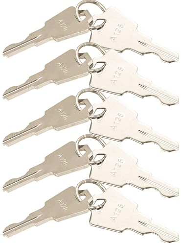 A126 Ignition Keys, 10Pcs A126 Keys Replacement for Linear | Pride, GoGo, Elite, AK-11, MDKP, AKR-1,Pride Mobility Scoote, Compatible ELEDIS Switch Start Key