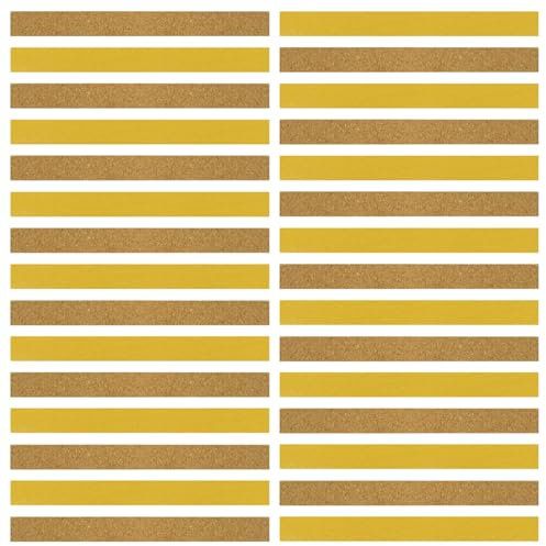 Neikafan 30 Stück Korkenstreifen Selbstklebend zum Anpassen Der Hutgröße 200 * 20 * 2mm Weiches Hutband Innen Hut Verkleinerung Korkeinlagen für Hut Größe Reduzier Perfekte Passform