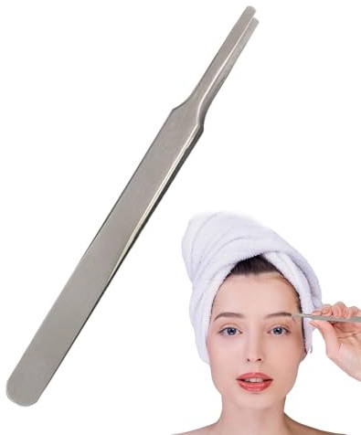 Pinzette für Wimpernverlängerungen, Präzisionswimpernzange, Edelstahl, Wimpernapplikator, Cluster, professionelle Beauty-Werkzeuge, Haarentferner-Clip für Augenbrauen
