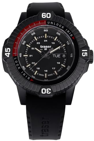 Tracer 9031900 Herren-Armbanduhr schwarz Iris Tactical Limited Edition 300 Stück Swiss Made 300 Stück