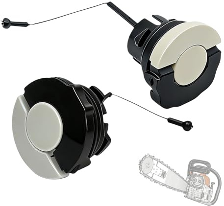Benzin- & Öltankdeckel Set für STIHL Motorsägen Freischneider - Benzintankdeckel Öl Ersatz, Tankverschluss Ersatz, Kettensäge Zubehör Kompatibel mit MS250, MS260, MS290, MS361, MS381, MS460 (2 Stück)