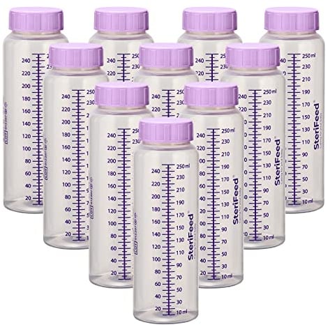 Sterifeed Disposable Sterile Baby Bottle, 250ml, Pack of 10