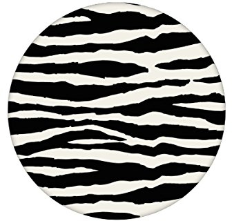 Gestreifte, Afrika Zebra Tapete im Fell Look angepasst an Farrow and Ball Farben - GMM Vliestapete Tiere - Designer Zimmer Wand Dekoration für edle Wohnakzente (Muster 20 x 46,5cm)