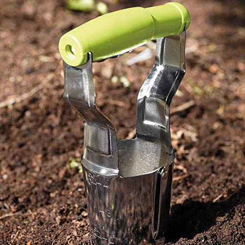 Metal Hand Held Bulb Planter with Handle & Depth Markings for All Bulbs 1 x Bulb Planter by Thompson and Morgan