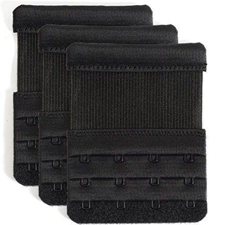 YARBAR Bra Strap Extenders Extensions 2 Hook / 3 Hook / 4 Hook / 5 Hook Elastic Bra Extender