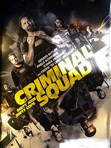 Criminal Squad - Gerard Butler - 50 Cent - Filmposter 120x80cm gerollt