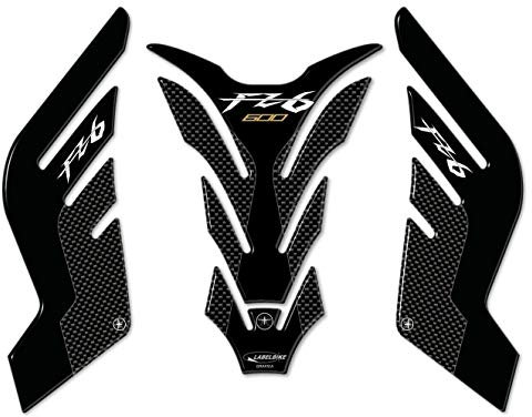 labelbike - Kit di Adesivi in Resina 3D Decorazioni e Protezioni di Moto Serbatoio compatibili con Yamaha FZ6