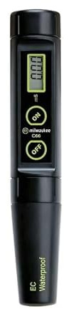 Weedness Milwaukee EC-Messgerät C66 - Grow EC-Messer Pflanzen Indoor Anbau Digital Erde Hydro Wasser EC-Wert Garten Aquarium Leitwertmessgerät Salzmessgerät Leitfähigkeit Tester