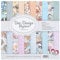Ideen mit Herz Duo-Design-Papiere | Block mit 20 Blatt Bastelpapier | 25 x 25 cm | 250g/m² | beidseitig bedruckt | Designpapier, Motivpapier | ideal für Scrapbooking, Basteln (Maritim 03)