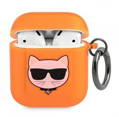 Karl Lagerfeld Kla2uchfo Airpods Orange/Orange Choupette