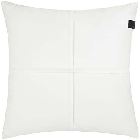 Schöner Wohnen Kollektion Kissenbezug Soft - Kissenbezug 38x38 Baumwolle - Dekokissen Offwhite - Kissenbezug ohne Füllung - Sofakissen waschbar pflegeleicht