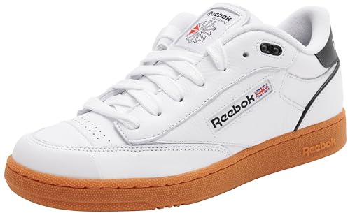 Reebok Unisex Club C BulcSneaker, FTWR Weiß Schwarz Rubber Gum 03, 46 EU
