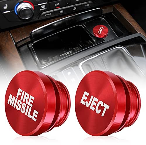 YUFFQOPC 2 Pcs Cigarette Lighter Plug Cover Car Lighter Plug Cover Metal Cigarette Lighter Cover Cap Cigarette Lighter Dustproof Plugs Car Lighter Cover Red Car Accessories for Most Automotive Vehicle