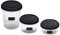 BranQ - Home essential Rukkola Twist Set mit drehverschlussen Deckel, BPA-freier Kunststoff, Schwarz, verschiedene Größen