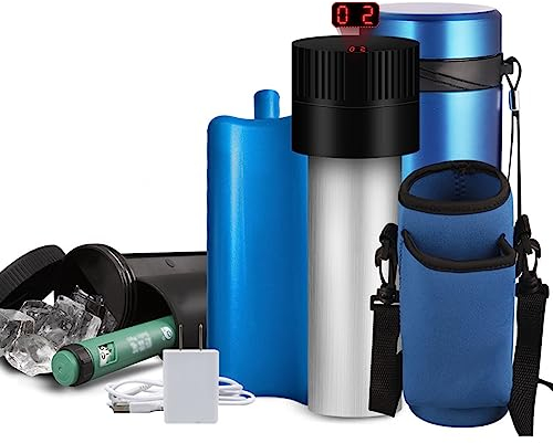 TRAGLO Insulin-Pens-Kühler, Reiseetui, 2–8 °C, Medizin-Kühlbox, 304 Edelstahl, Insulin-Kühlbecher für Auto, Reisen, Zuhause