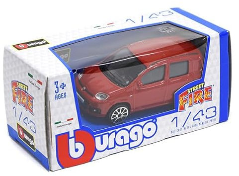 Burago Auto 1:43 Fiat Panda rot