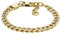 Fossil Herrenarmband Harlow Linear Texture Chain Edelstahl goldfarben, JF04698710