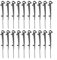 Dachrinnenbürste Laubschutz Befestigungsclips Dachrinnenbürste Clips Dachrinne Mesh Clips - Halten Sie Laubschutzbürste an Ort und Stelle und leichte Dachrinnenclips schwarz