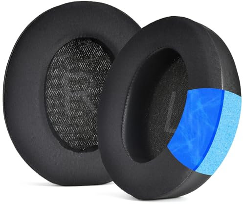 Yaowanguan Cooling Gel Ear Pads for Anker Soundcore Space Q45 Headphones,Replacement Space Q45 Ice Silk Ear Cushions/Cups/Covers(Black)