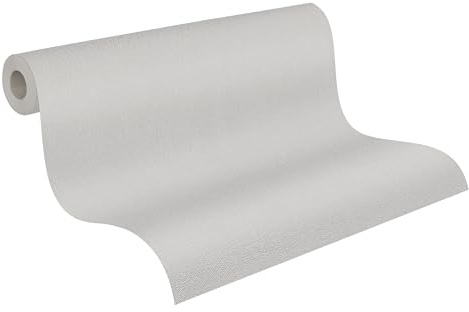 A.S. Création Uni-Vliestapete mit Struktur – Beige – 10,05 x 0,53 m | Einfarbig & vielseitig kombinierbar – matte Wandtapete, ansatzfrei & spurlos abziehbar – für Wohn-, Schlaf- & Arbeitszimmer