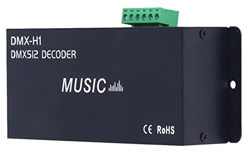 RGB-LED-Decoder, RGB-Decoder, DMX-Decoder, 3 Kanäle, 12 V Bis 24 V, RGB-DMX-Decoder, DMX-Decoder, LED für Zuhause, Bars, Hotels, Sober Bar, RGB-Decoder (8A pro Kanal) | LED-Dekoder, hohe Strombelastbarkeit, DMX-Steuerung, einfache Installation, für Bars, Hotels und Veranstaltungsbeleuchtung