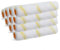 PDETVEO 10PCS 6 Inch Paint Roller Covers, Microfiber Paint Roller for Painting, Walls, Ceilings, Clean Stains
