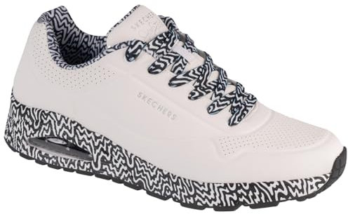 Skechers UNO - Stark Mini Drip 183518-WBK, Men Sneakers, White, 41 EU