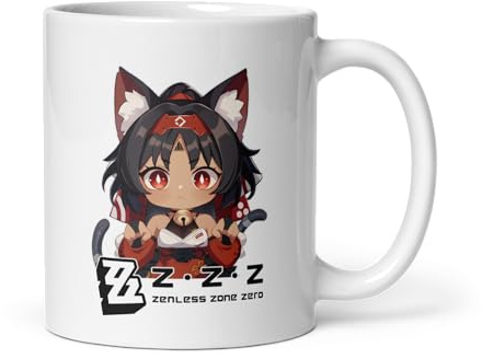 Zenless Zone Zero Tasse – 330ml, Anime & Gaming Design – Nicole Demara, Jane Doe & Nekomiya Mana Motive – Perfekt für Fans! (Nekomiya Mana)