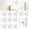 12 Pcs Bilderhaken Ohne Bohren,Bilderhaken Selbstklebend,Bilderrahmen Klebehaken für Gemälde Uhr Dekorative Poster,Klebenägel Wand Hanging,Transparent Extra Stark Klebenagel Fliesen Hooks (6 × 6cm)